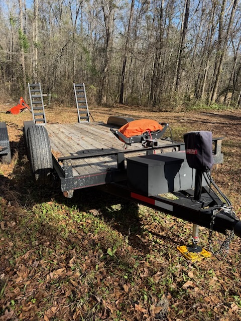 20' Flatbed Equipment Trailer thumbnail 3
